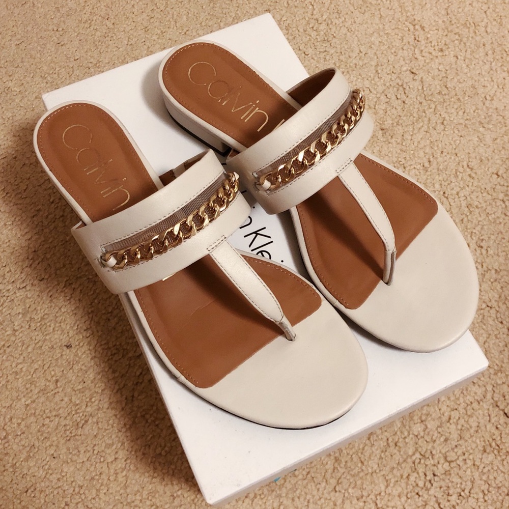Calvin Klein Francie Sandal - White